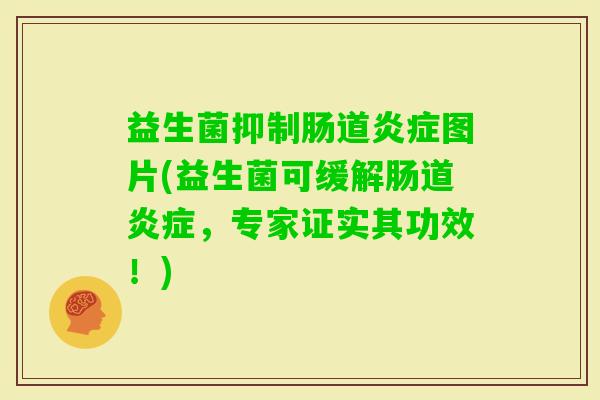 益生菌抑制肠道图片(益生菌可缓解肠道,专家证实其功效!) 益生菌抑制肠道图片(益生菌可缓解肠道,专家证实其功效!)