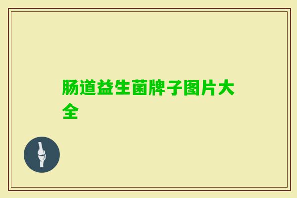 肠道益生菌牌子图片大全