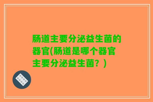 肠道主要分泌益生菌的器官(肠道是哪个器官主要分泌益生菌？)