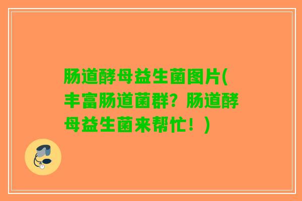 肠道酵母益生菌图片(丰富肠道菌群？肠道酵母益生菌来帮忙！)