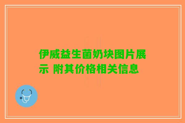 伊威益生菌奶块图片展示 附其价格相关信息