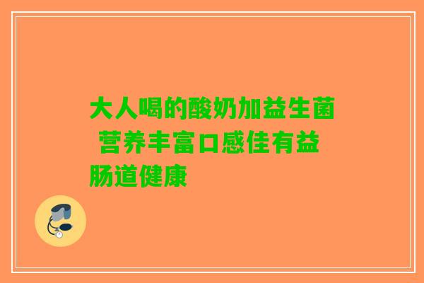 大人喝的酸奶加益生菌 营养丰富口感佳有益肠道健康